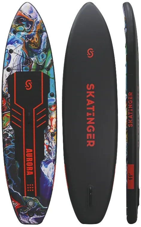 پدل برد بادی Skatinger مدل Aurora رنگ مشکی