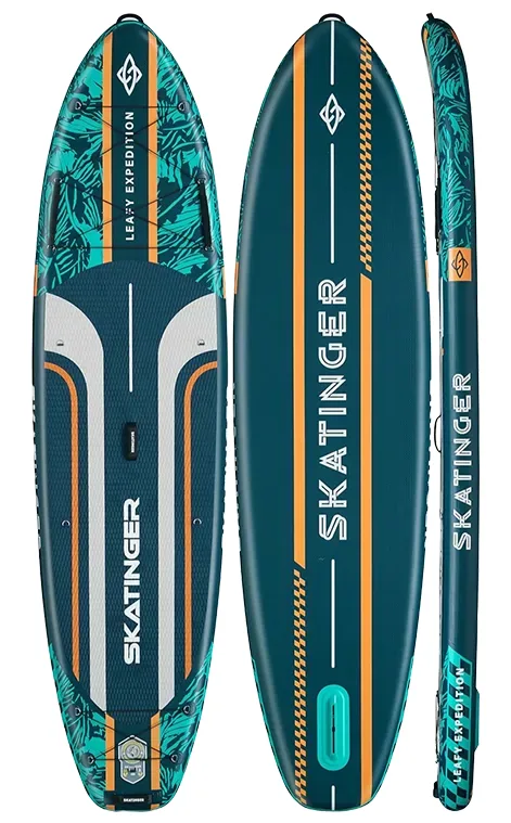 پدل برد بادی Skatinger مدل Leafy Expedition رنگ آبی
