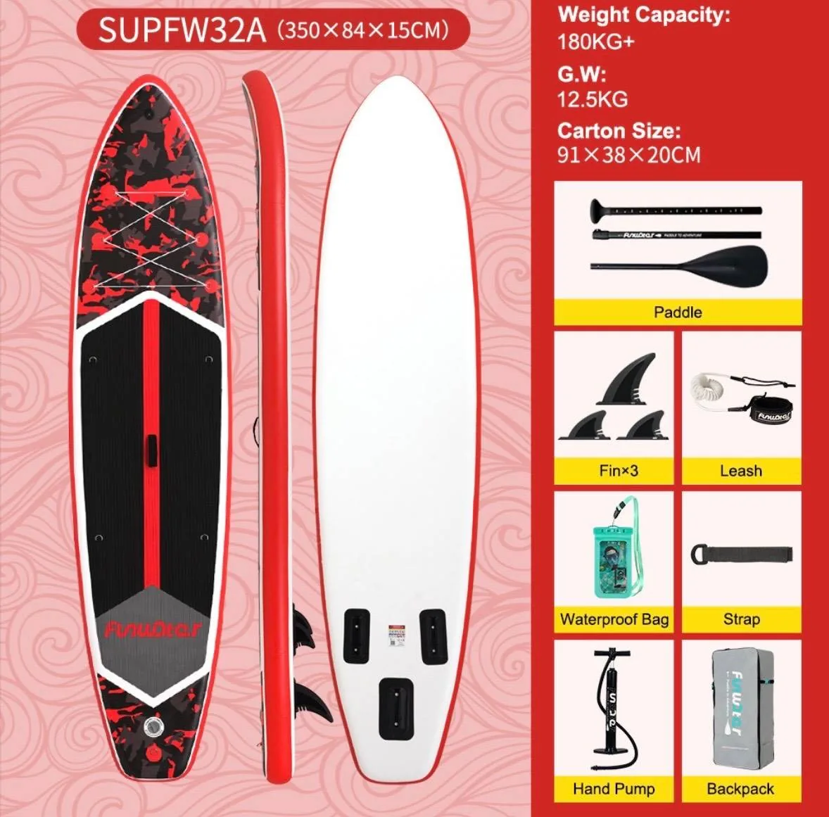 پدل برد Funwater مدل 32A