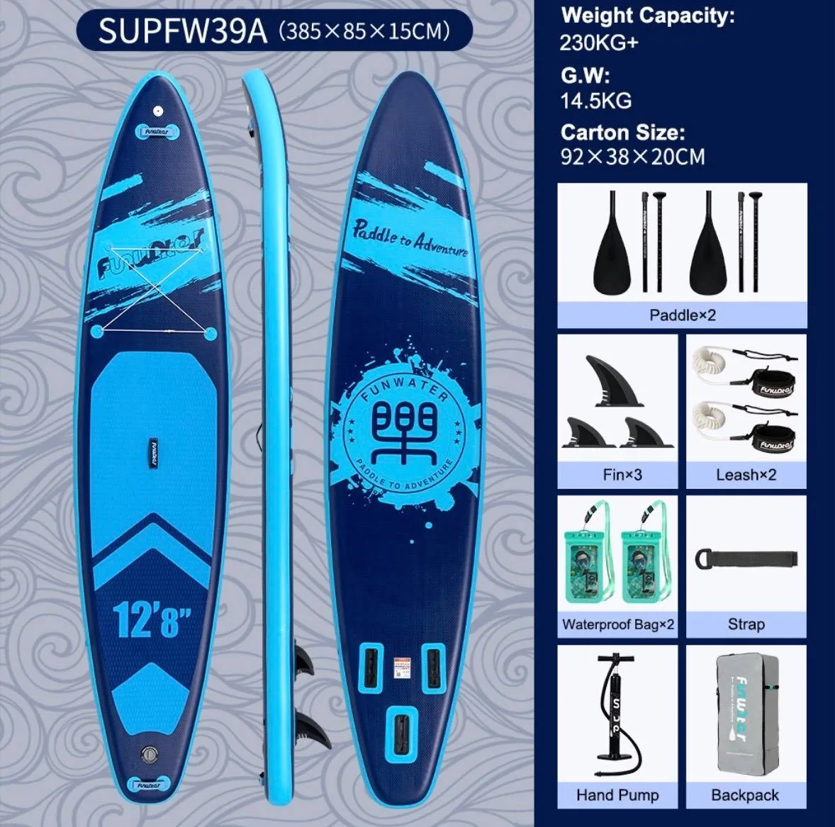 پدل برد Funwater مدل 39C