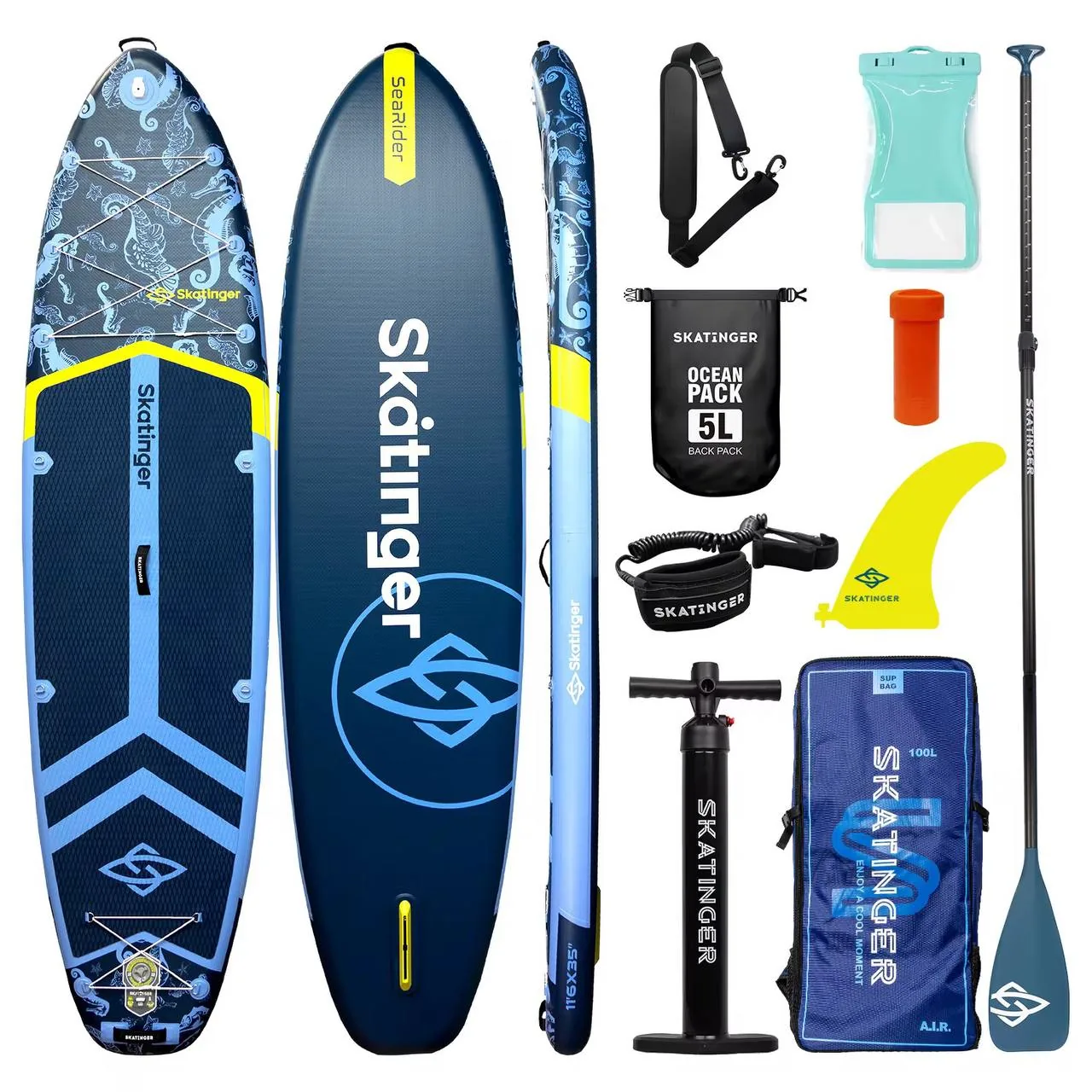 پدل برد بادی skatinger مدل  sea rider