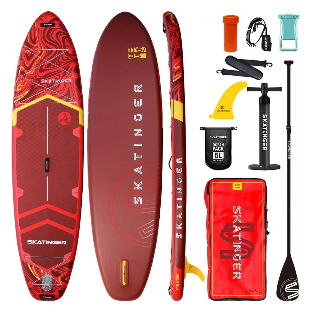 پدل برد بادی skatinger مدل magma red