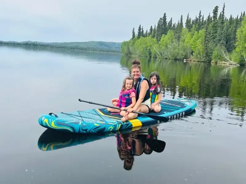 نمای شماره 12 پدل برد بادی skatinger مدل prana dark blue (with kayak)