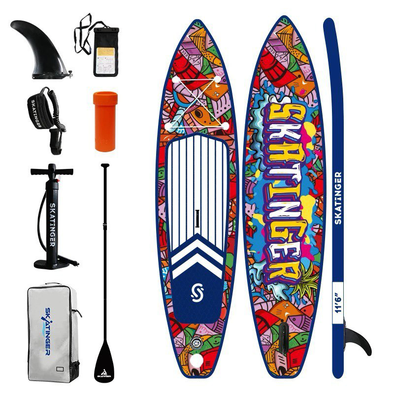 پدل برد تورینگ برند  SKATINGERرنگ قرمز  2025